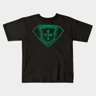 PortugalMan Crest (Green) Kids T-Shirt